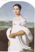 Jean Auguste Dominique Ingres Mademoiselle Riviere (mk09) Sweden oil painting artist